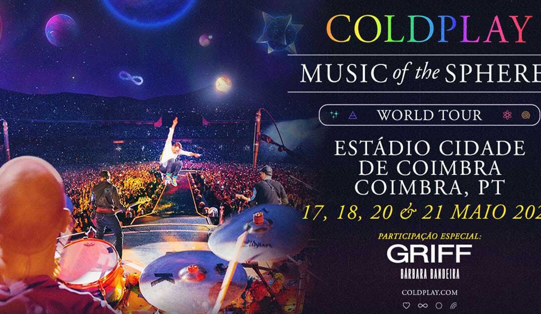 Bárbara Bandeira e Griff nas primeiras partes dos concertos dos Coldplay em Coimbra